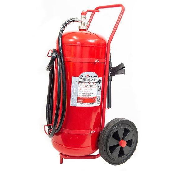 Poza cu Stingator transportabil presurizat permanent cu pulbere ABC P100