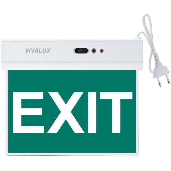 Poza cu Lampă Led EXIT Mare 1,8 W TVA inclus